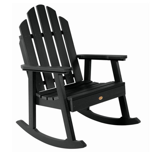 Classic Westport Outdoor Rocking Chair Black highwood