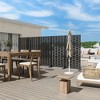 PexFix Outdoor Metal Privacy Screen Garden Fence in Bricks Pattern - 4 of 4