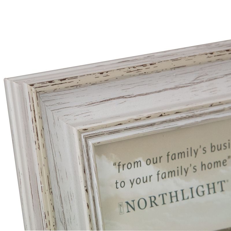 Northlight 8" x 10" Weathered Finish Photo Picture Frame - White, 5 of 7