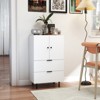 Tangkula 2-Door Serving Cupboard w/ Drawers & Storage Cabinet Metal Legs for Living Room - 4 of 4