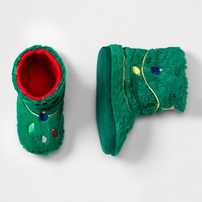 christmas bootie slippers