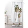 Bethany Young Photography California Palms Shower Curtain White/Green - Deny Designs - 3 of 3