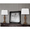 Cal Lighting Kelford 150W 3 Way Resin Table lamp with Taper Drum hardback Fabric Shade. Priced and Sold as Pairs - 4 of 4