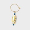Lemon Crab and Bella Vita Charm Hoop Earring Set 3pc - Universal Thread™ Gold - 3 of 3
