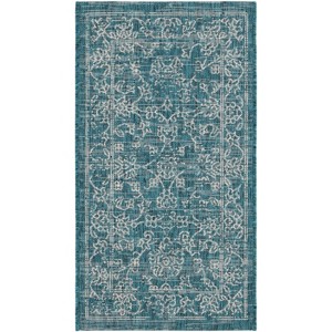 Courtyard CY8680 UV & Stain Resistant Non-Shedding Power Loomed Indoor/Outdoor Rugs - Safavieh - 1 of 4