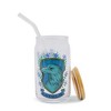 Silver Buffalo Harry Potter Ravenclaw House Mascot Glass Tumbler With Bamboo Lid and Straw - 3 of 4