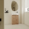 Vynxaria 23" Freestanding Bathroom Vanity with Sink, Soft Close Doors - 2 of 4