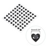 Unique Bargains Heart Shape Self Adhesive Valentine Makeup DIY Rhinestone Stickers 512 Pcs - 2 of 4