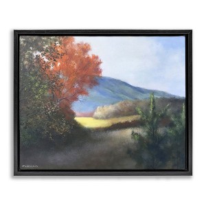 Stupell Industries Autumn Foliage Mountain Scenery Floating Frame Canvas Wall Art - 1 of 4