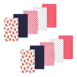 Luvable Friends Hudson Baby Flannel Burp Cloths 10pk - 1 of 1