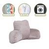 Majestic Home Goods,Reading Pillow Faux Suede - 2 of 4