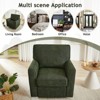 RISOKEYS 360°Swivel Accent Chair - Swivel Barrel Chair, Modern Upholstered Armchair,with Side Pockets for Living Room, Bedroom, Office - 4 of 4