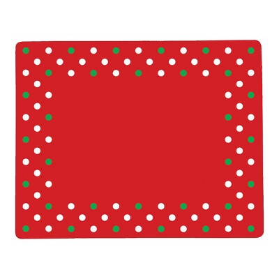 C&F Home Christmas Polka Dots Hardboard Placemat Set of 6