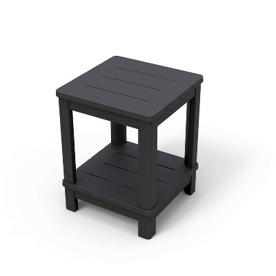 Outdoor Adirondack 2 Tier Side Table - Gray - Keter