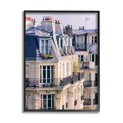 Stupell Industries Parisian Architecture Buildings Framed Giclee