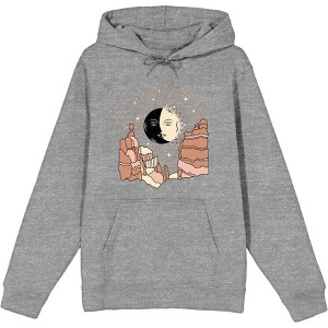 Celestial Tropics Canyon Adult Long Sleeve Hoodie - 1 of 3