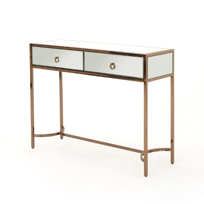 gold console table target