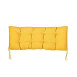 55" x 18" x 2" Sunbrella Canvas Tufted Outdoor Bench Cushion - Sorra Home