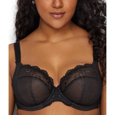 Elomi Women's Charley Side Support Plunge Bra El4382 36hh Black Target