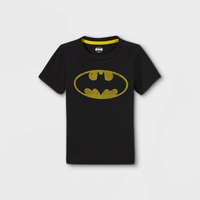 Toddler Boys' Batman Short Sleeve Graphic T-shirt - Black 2t : Target