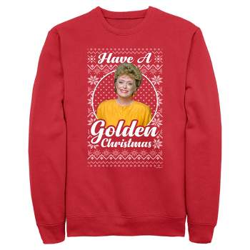 Men's The Golden Girls Ugly Christmas Blanche Portrait Sweatshirt