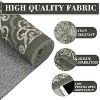 Area Rug 5'x7' Washable Living Room Accent Rug Indoor Vintage Distressed Carpet Low Pile Bedroom Office Dining Room Grey - 3 of 4