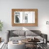 WallBeyond Natural Wash Wood Mirror - 3 of 4
