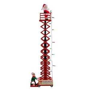 Mr. Christmas 27" Animated & Musical Santa's Lift - White - 1 of 4