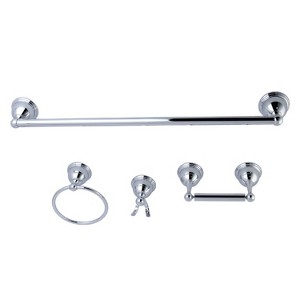 4pc Restoration Towel Bar Bathroom Hardware Set - Kingston Brass - 1 of 2