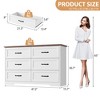Acekool Dresser , Modern Chest of Drawers, Wide Metal Handle, Bedroom Storage Organizer - 2 of 4