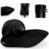BLISSFUL STEP Pointed Toe Over the Knee High Zipper Stiletto High Heel Boots for Women - 3 of 4