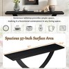 57'' Narrow Console Table,Cross-Leg Design Entryway Table, Thin Sofa Table, Side Table, Display Table, for Hallway, Bedroom, Living Room, Foyer - 4 of 4