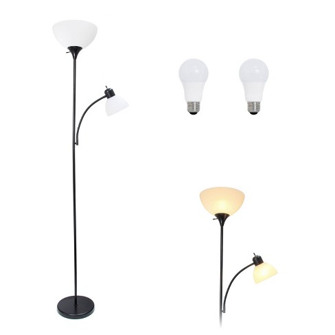 Simple Designs 71.5" Traditional Floor Lamp with Adjustable Light - image 1 of 4