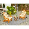ARTPLAN Patio Chair Cushions Combined Seat and Back,Tufted Outdoor Swivel Chair Cushion with Tie,44"x20"x4"，1 Count,Floral - 3 of 4