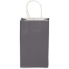 Sparkle and Bash 25-Pack Small Gift Bags with Handles, Grey (5 x 9 x 3 in) - 4 of 4