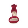 Allegra K Women's Open Toe Block Heel Adjustable Buckled Ankle Strap Sandals - 2 of 4