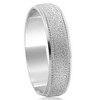Pompeii3 Platinum 7mm Flat Comfort Fit Brushed Wedding Band Mens Ring - 2 of 4