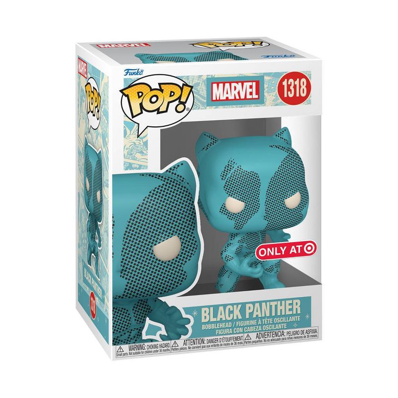 Funko POP! Marvel: Disney 100 Retro Reimagined Black Panther Figure (Target Exclusive), 1 of 6