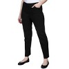 Alfred Dunner , Petite Women's Classic Allure Slim Fit Pant With Elastic Comfort Waistband - 3 of 4