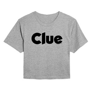 Women's - Clue - Clue Logo Cropped Graphic T-Shirt - 1 of 4
