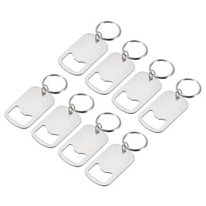 Unique Bargains Stainless Steel Portable Beer Soda Bottle Opener for Home Bar Party - 1 of 4