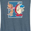 Women's - Ren & Stimpy - Friendly Laughter Graphic Racerback Tank - 2 of 4