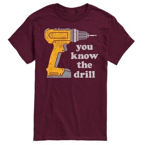 Men's - Instant Message - You Know The Drill Short Sleeve Graphic T-Shirt - 1 of 4