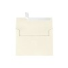 LUX A7 Invitation Envelopes 5 1/4 x 7 1/4 50/Box Natural Linen 4880-NLI-50 - 2 of 3