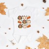 The Juniper Shop Turkey Pumpkin Pie Grid Baby Bodysuit - 2 of 3