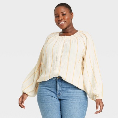 yellow blouses at target