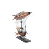 HomeRoots 12" Pink And Orange Metal Hand Painted Model Airplane Tabletop Sculpture - 4 of 4