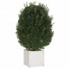 vidaXL Square Garden Planter - Solid Pinewood Flower Box - Ideal for Plants, Vegetables, Herbs and Flowers - Suitable for Garden, Patio, Balcony Decor - 3 of 4