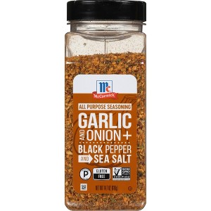 McCormick Garlic and Onion, Black Pepper and Sea Salt All Purpose Seasoning, 14.7 oz Bottle (Pack of 4) - 1 of 4