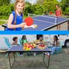 VisioGear Game Table, Foldable Tennis Table, Portable Ping Pong Table Set for Indoor Outdoor - 2 of 4